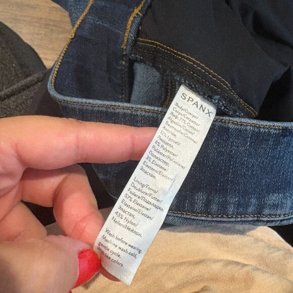 Spanx raw hem flare pull on jeans - Picture 5 of 5